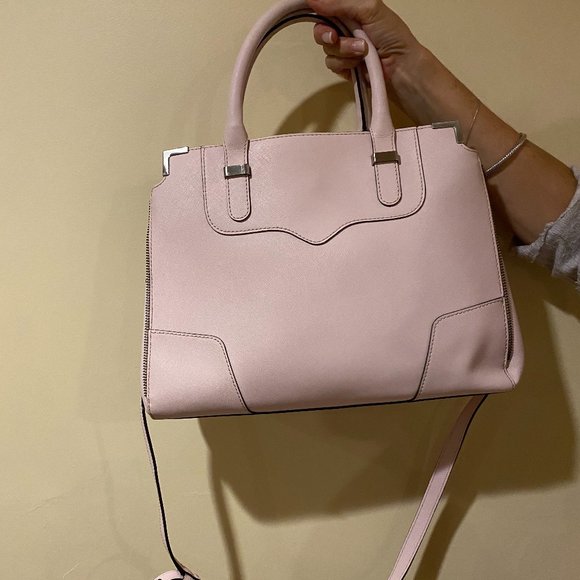 Pink Rebecca Minkoff Leather Satchel / Crossbody - Picture 2 of 6